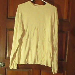 MERONA Yellow Silk Sweater XL